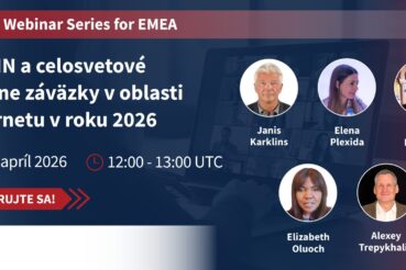 Infografika ku online webináru od spoločnosti ICANN