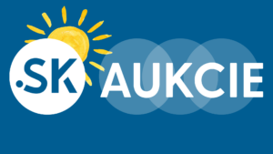 Logo aukcií .sk domén od spoločnosti SK-NIC
