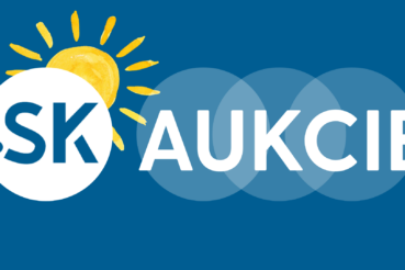Logo aukcií .sk domén od spoločnosti SK-NIC