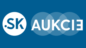Logo aukcií .sk domén od spoločnosti SK-NIC