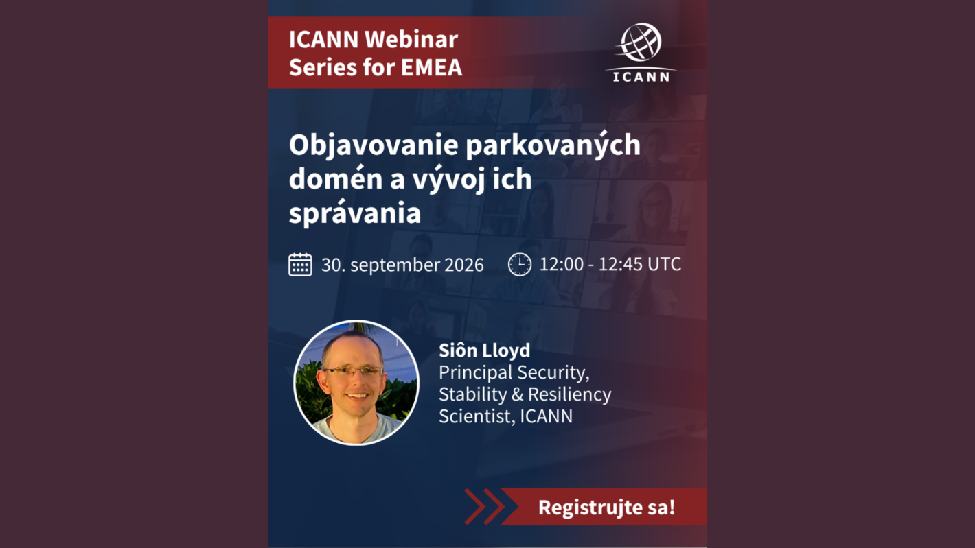 banner - sk-nic a icann školenie, online webinár