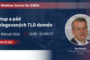Infografika ku online webináru od spoločnosti ICANN