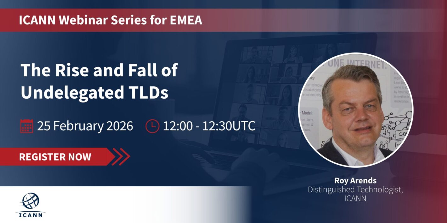 infographic for the webinar from icann