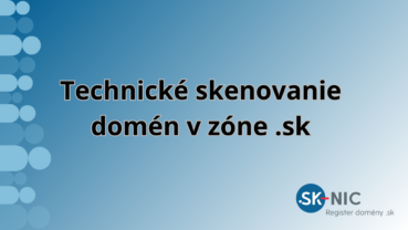 infografika - oznam o skenovaní domén v zóne .sk