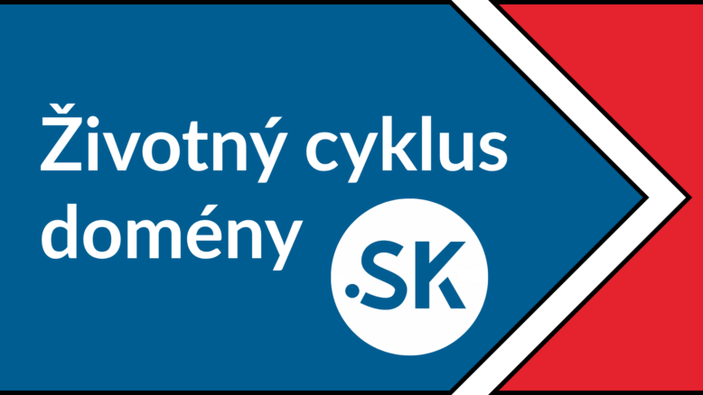 Ilustračný obrázok - životný cyklus .sk domény