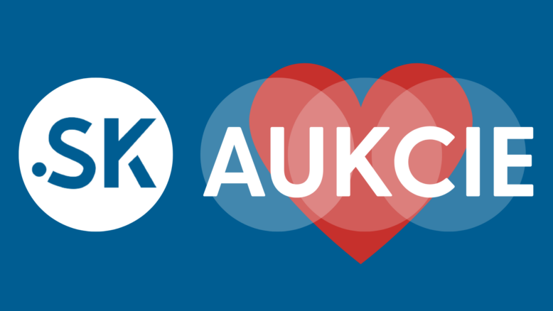 Logo aukcií .sk domén od spoločnosti SK-NIC