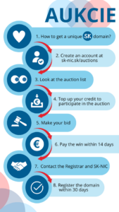 Last auctions of this year! 1 Infographic - auction of .sk domains