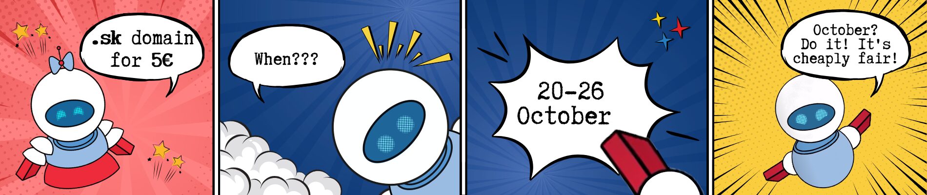 A special price for .sk domain! Take it now! 1 special price for domain picture