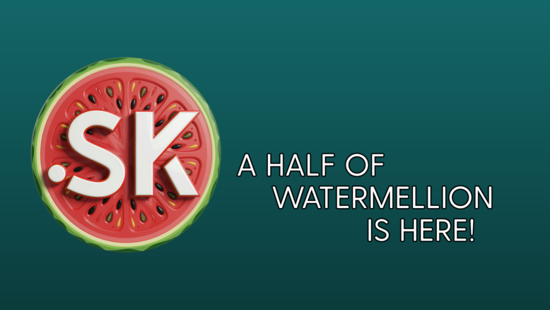 banner a half a million of .sk domains