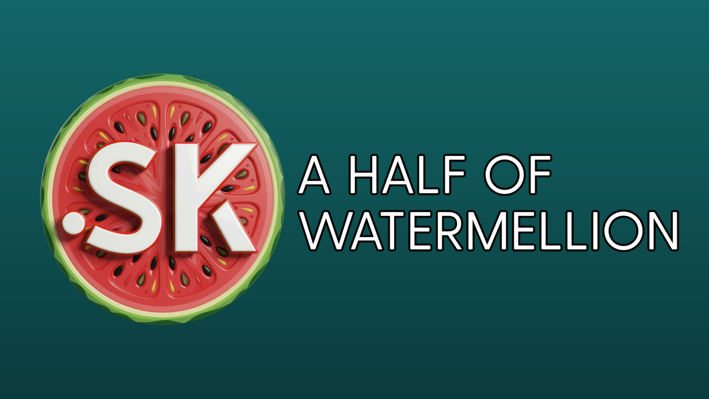banner a half a million of .sk domains