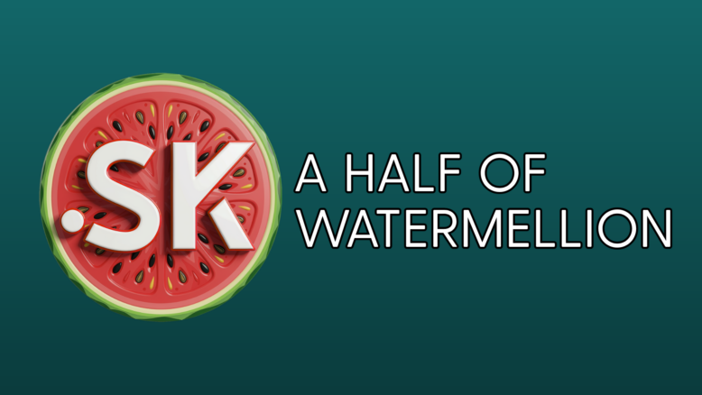 banner a half a million of .sk domains